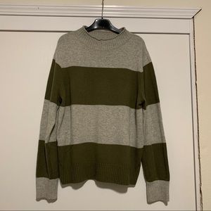 J. Crew Rugby Stripe Wool Sweater